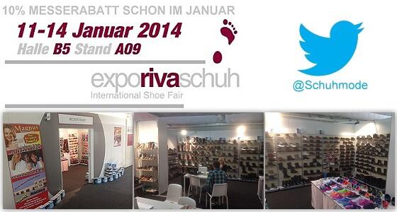 Viele Grüsse aus Italien, wo wir für Sie ausstellen. Bis zum 14.01.14 stellen wir aus. #exporivaschuh  #italien