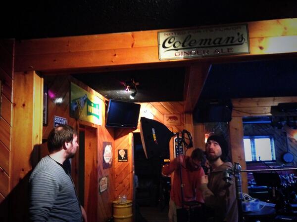 CAdelaideFilm's tweet image. On location at the @whitehorseloung!