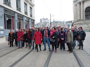 FDG72's tweet photo. Front de Gauche Le Mans en marche ! http://t.co/wH1dktJg47