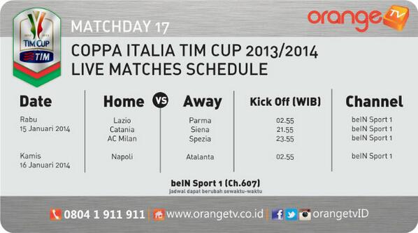 #NextMatch #CoppaItalia AC Milan Vs Spezia. Rabu 15/1 Kick Off 23:55. LIVE beIN Sports 1. #MilanSpezia #ForzaMilan>>