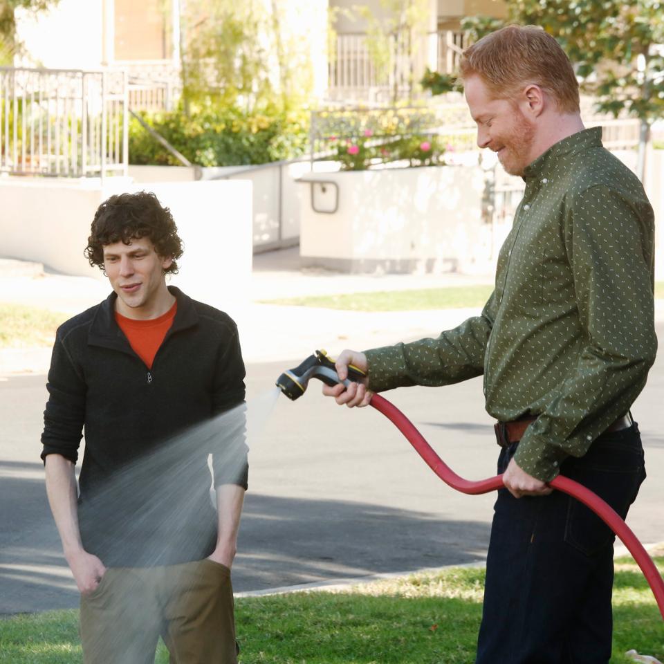 Image result for modern family green neighbor episode jesse eisenberg