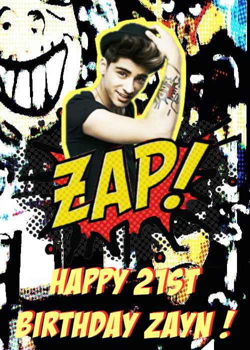 DIRECTIONER9432's tweet photo. Happy birthday ZAYN!!!! http://t.co/9nGXe9jipf