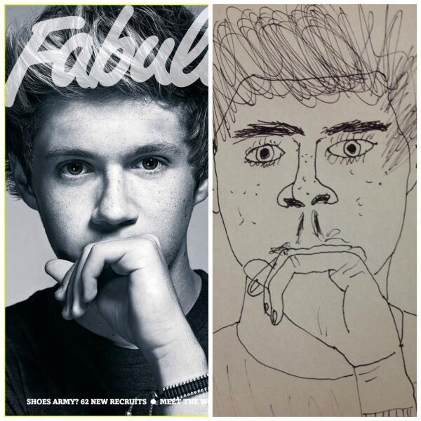 CJHardman's tweet photo. Hey @niallofficial I drew you! I hope you don't mind. I love you x http://t.co/VcamtWHVUP