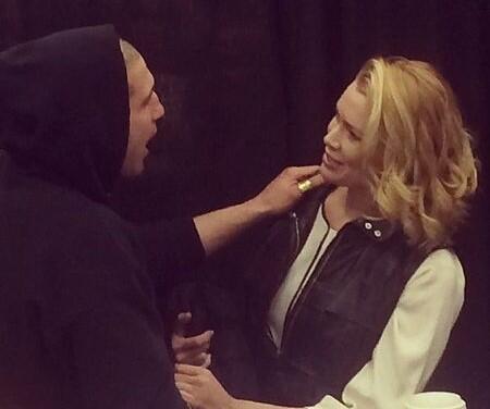 Laurie_Holden's tweet photo. “@walkerdude13: @jonnybernthal http://t.co/a3ZPYvg8Ly” Awesome times with my dear friend Jonny B. Best guy ever.