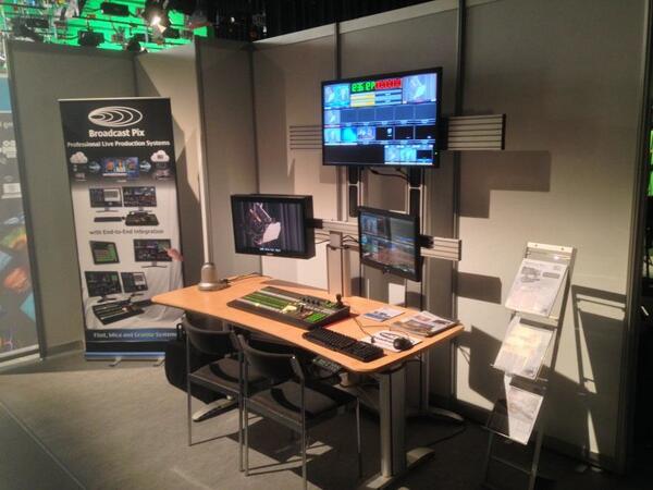 BPixEMEA's tweet image. Broadcast Pix Stand at the Hamburg show in Germany @MCI_Hamburg #touchscreen #iPadcontrol #visionmixer #livestreaming