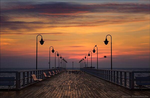 Gabriele_Corno's tweet photo. "The Path", Pier in Gdynia, Orłów Poland, by D. Przeradowska http://t.co/ijfxEb2N56