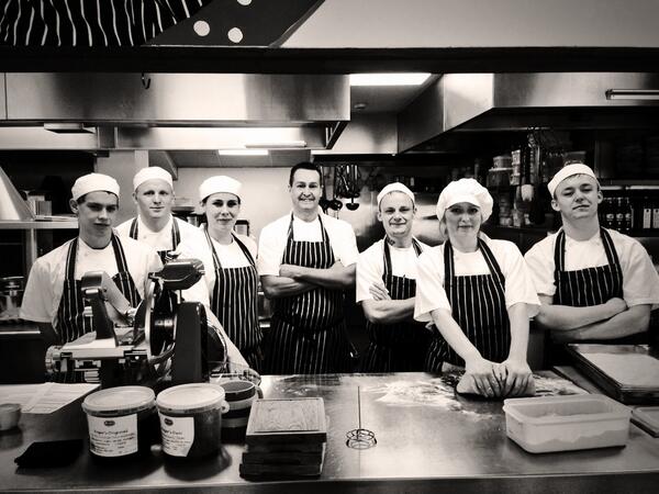 cornwallfoodfdn's tweet image. This week the @FifteenCornwall apprentice chefs step into the shoes of the professional chefs for #apprenticeweek