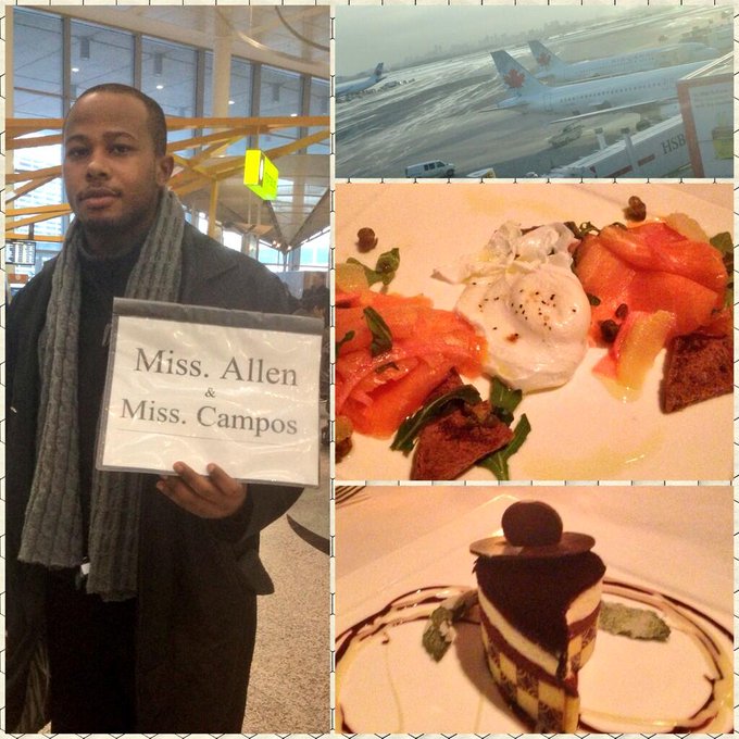 Our first night in Toronto was lovely ?
The flight wasn't bad and dinner was great! 
 More to come ?