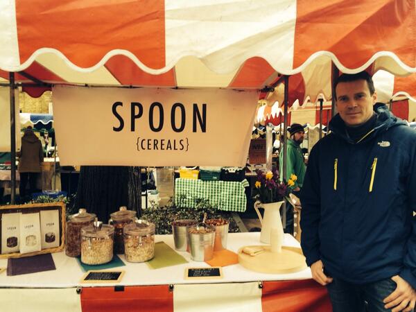 mozza83's tweet photo. Come and meet the new  @Spooncereals helper today @partridgesfoods http://t.co/0HJ6UfDbLG