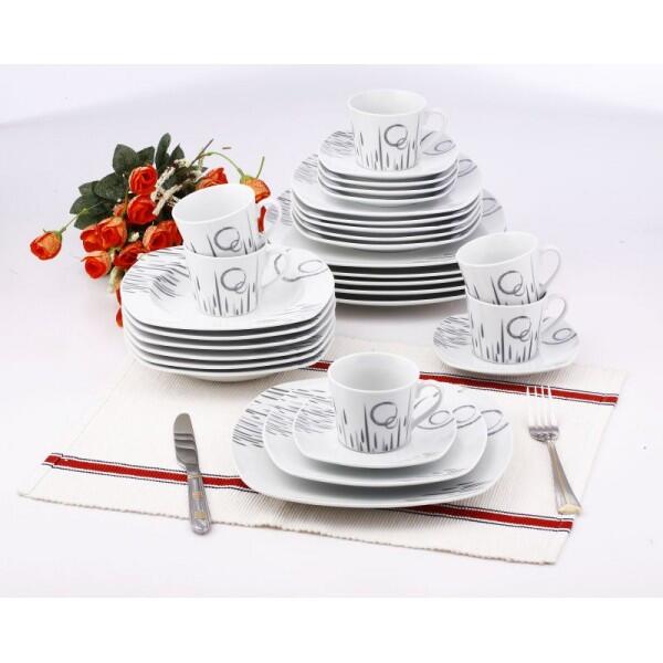 DiscountFactor's tweet image. Set vaisselle en porcelaine 30 pièces
Prix:49.90€ au lieu de 52.90€