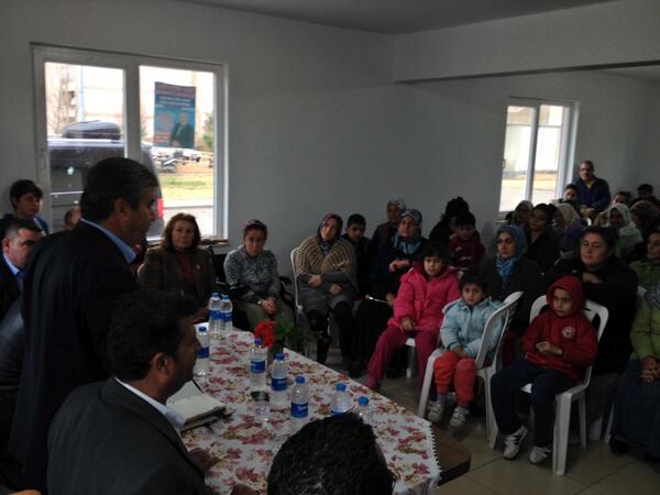 Toki'de 1+1 dairelerde oturan vatandaşlarımızla bir aradayız