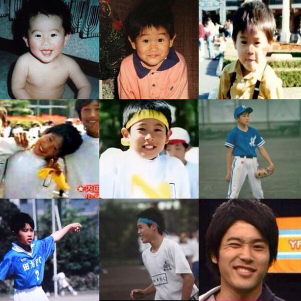 とむにこ ๑ ジャンクスポーツでは宇佐美貴史選手の天才少年時代 と可愛らしい写真が話題になっていましたが それではここで内田篤人選手の成長記録を見てみましょう Http T Co Mstz97y15w Twitter