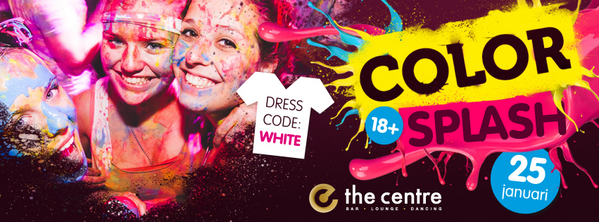 The Centre kleurt vanavond jouw weekend met Color Splash!! RT als jij er ook zo'n zin in hebt!! #gratisentree #18+