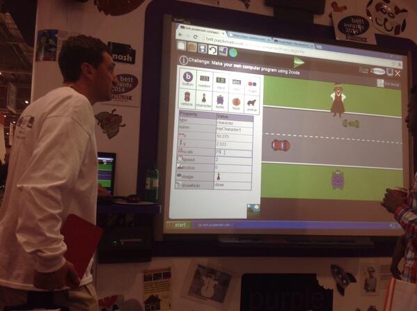 TimRylands's tweet image. RT @Animate2Educate:Very impressed with #2code from @2SimpleSoftware I see why everyone's been tweeting #Bett2014