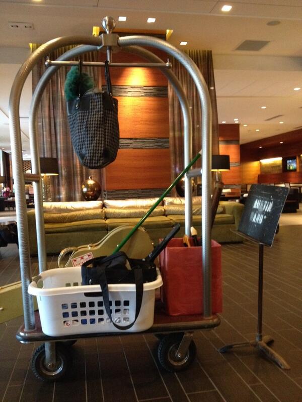 MeetTheMILK's tweet photo. We just arrived at the @Westin with all of our props. Get ready for the fun at #MomCom2014 http://t.co/PMIPiHfEiy