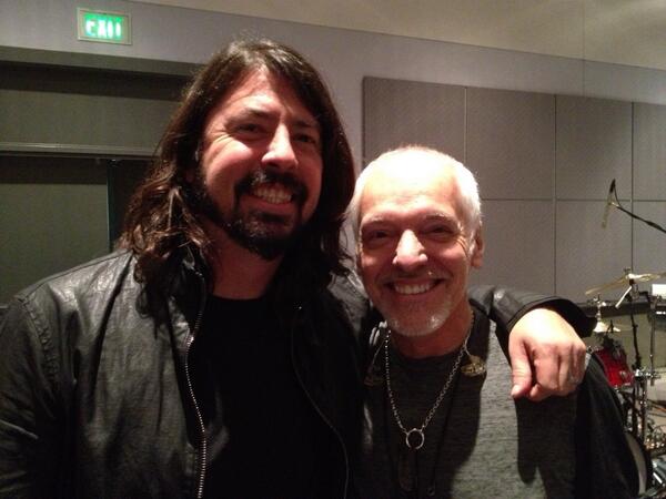 Wildaboutmusic's tweet photo. Yesterday I loved discussing the genius of @peterframpton &amp; the impact of Boston on Nirvana with #DaveGrohl http://t.co/ZDCXJNNXzT