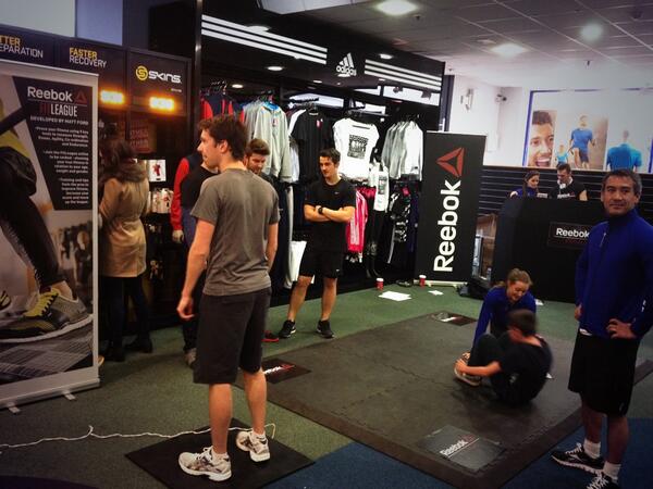 XpressionFM's tweet image. Xpression Sport are at the launch of @ReebokUK FitHub in Exeter! 
@GuildhallExeter
@TonyPryceSports
@LineupMedia