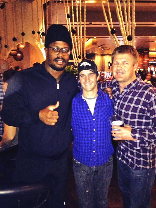 mccannalyn's tweet photo. @Millerlite40 promised us in #SuperBowl, even though injured next game, still came through! Next weekend baby! 🏆🏈🍻🗽 http://t.co/pUlLJo8rrP