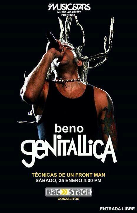 benogenitallica's tweet photo. Platica interactiva de mi experiencia detrás de un micrófono e historias de los 15 años de @Genitallicamx http://t.co/53MkyzZobw