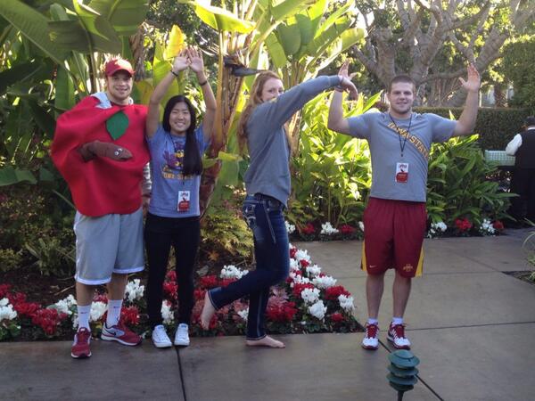 ISUathletes's tweet photo. Ready to roll at @APPLEathletics this morning!  #APPLE2014  #ISU http://t.co/tYsNnoHQIB