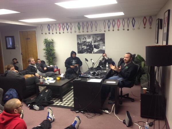 WillHall__'s tweet photo. The Doctor of Love @MashElite doing his thing at the Level II Camp http://t.co/QLCZTjj1k4