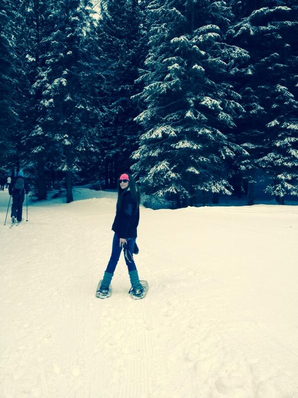 Snowshoeing @skifernie #winterplayground