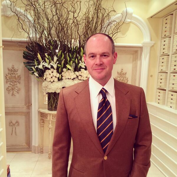 AmirFashions's tweet photo. @richeisen the host of the #NFL channels is wearing #Amir on #SuperBowlDay! http://t.co/GxuLUhaaeZ