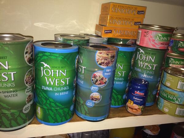 Chickentart's tweet photo. @BenjeePerry princes is like cat food.. Stocked up yesterday ! http://t.co/Y2pGIn6DXP