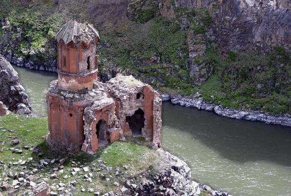 TheAtlantic's tweet photo. A trip to the ancient, once-great ghost city of Ani http://t.co/gYGalN5NmM http://t.co/9EBfWeuZhy