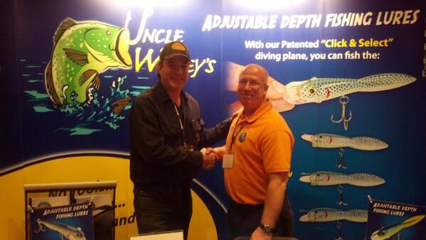 UncleWesleys's tweet photo. @lunkerville Thanks for stopping by the Uncle Wesley's both at the show! http://t.co/LIwv8nqa7f