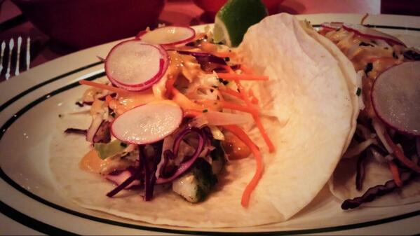 SuBoCity's tweet photo. Had to try the fish tacos at Manayunk's latest addition @TaqueriaFeliz! #AddChips&amp;Guac #YourWelcome http://t.co/9PjnX1mnsu
