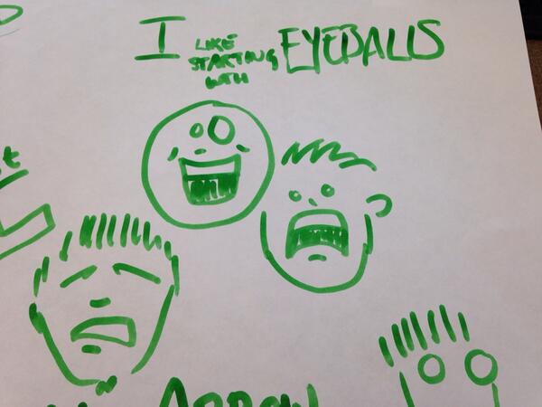 ultrasaurus's tweet image. Learning sketch notes #shesgeeky