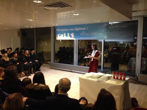 MasterEmfi's tweet image. Remise des diplômes de la promotion 2013 du Master 201.