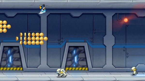 dcelma's tweet image. He volado 847 m en una partida muy alocada de #JetpackJoyride en iPhone. bit.ly/rKuWqK