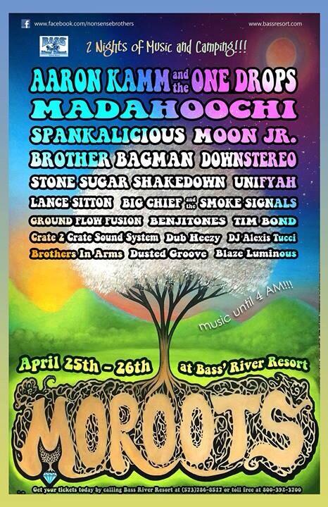 MORootsFest's tweet photo. Flyer: @madahoochi @BrotherBagman @moonjrband @DOWNSTEREO @spankaliciousx @StoneSugarFunk  @unifyah http://t.co/oWuhbYbm6a