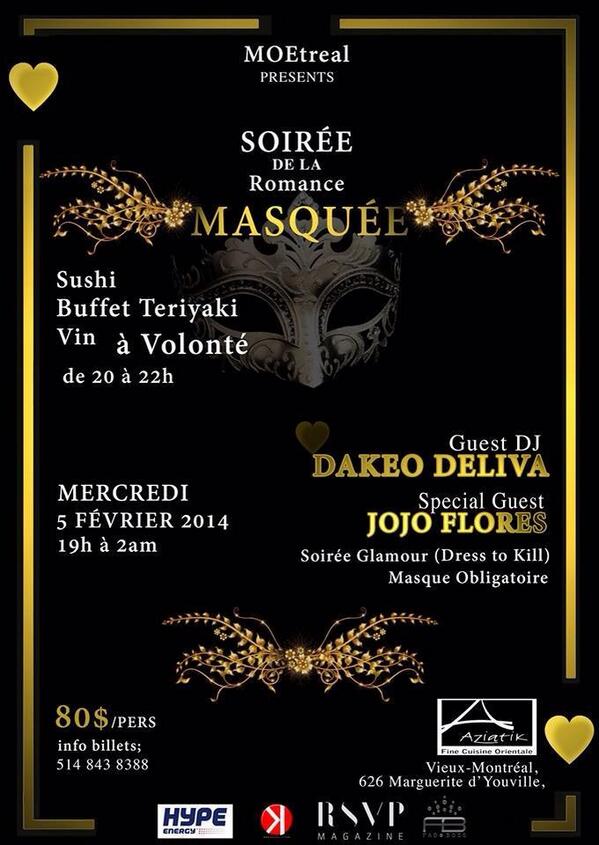 Are you ready for Montreal's #Glamorous      #masquerade #party #Soiréedelaromancemasquée #aziatik #montreal #Hot