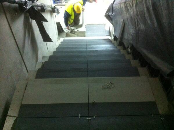 ac_flooring's tweet photo. Second stair core well underway http://t.co/M2fcCBLErW