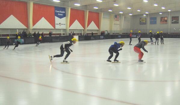 NSC_Sports's tweet photo. We're under way at @Schwansuperrink with American Cup @USSpeedskating event. Free admission all afternoon! http://t.co/b03cXu6SOx