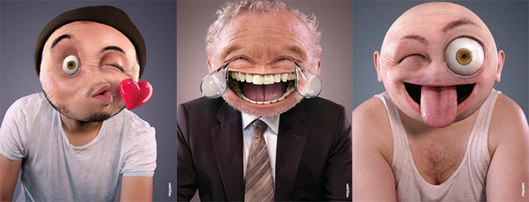 If Emojis Were Human Photo Manipulation Halloween Face Makeup Funny