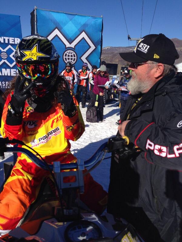 JamieLittleTV's tweet photo. Coming up next, @Colt45Moore goes for #mooregold as he hangs with dad Wade. @XGames http://t.co/RqmlNAcR4a