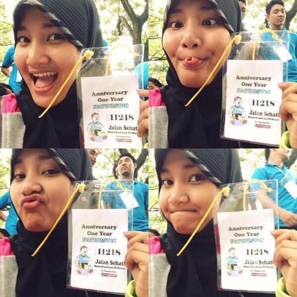 FatinSL's tweet photo. Jalan sehat bareng @Fatinistic ❤️❤️❤️ http://t.co/BRfZYKUFsJ