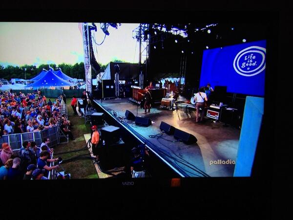 Lifeisgood's tweet photo. "If you don't know where you are going, any road will take you there." @dawestheband @Palladia #LIGFest http://t.co/Fxmx8FlmV3