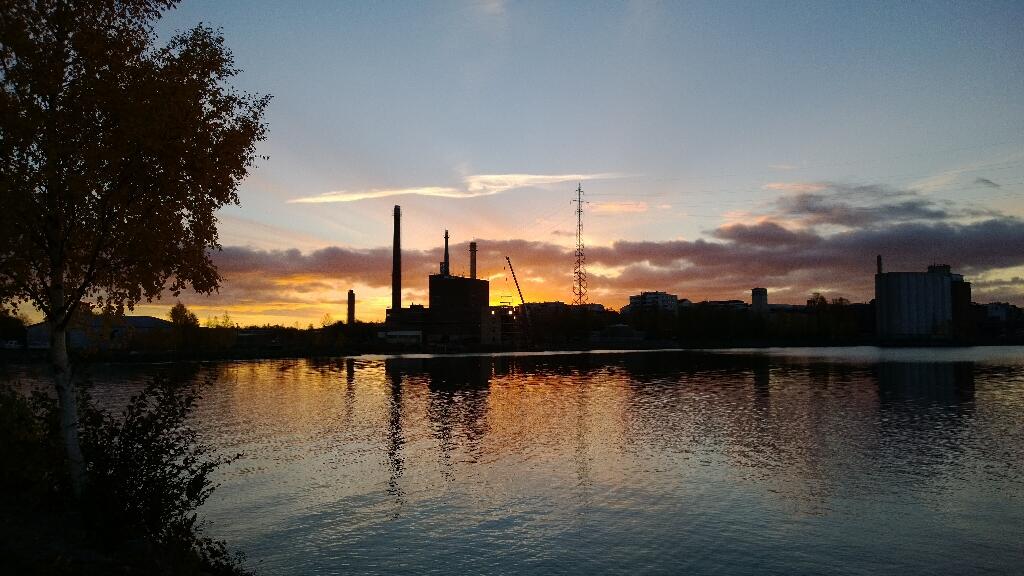 Sunset skyline