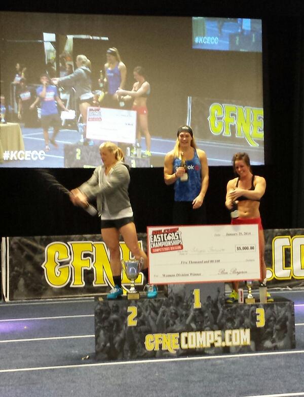 Top 3 ladies poppin bottles at the #KCECC! Congrats @talaynaf @liftlikelindsey & @livQuintessence!!! #PodiumFinish