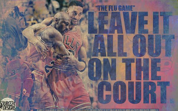 bballforever_'s tweet photo. Put the team on your back. Drop 38 points. Win game 5 of the NBA Finals. #HowToSurviveBeingSick #MJTaughtMe | http://t.co/j4AySMRfKu
