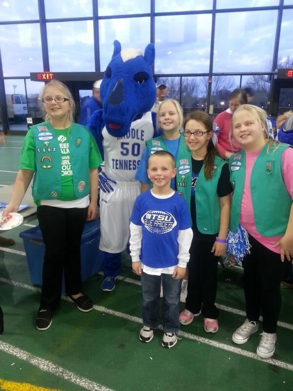 Girl Scouts joining in on the fun!!!