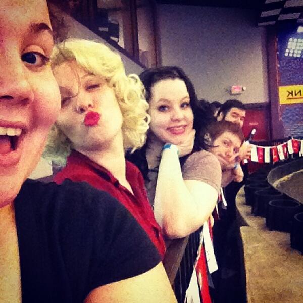 SydneyMayhem's tweet photo. Barry's B-day Go-karting. @Nubbydub/Avery, Cassie Lei, Barry And Brent's brigade... Oh, I'm the blonde. ;) http://t.co/lOu27LzQnO