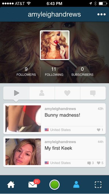 Go download the Keek app and subscribe to me! My username is amyleighandrews http://t.co/xIJ09bIaMD http://t<a href="/tag/takemetochurch"class="tags"><span>#takemetochurch</span></a><a href="/tag/acl"class="tags"><span>#acl</span></a>