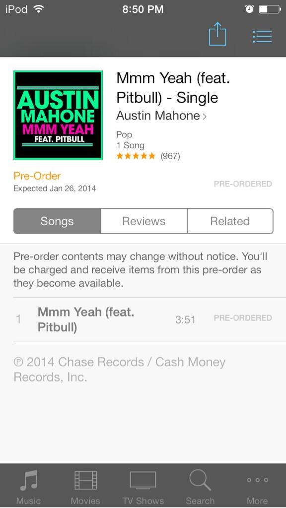 Already pre-ordered mmm yeah :) <a href="/AustinMahone/">Austin Mahone</a>