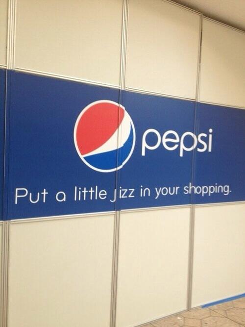 ThePoke's tweet photo. A poorly placed poster can dramatically modify your marketing slogan. http://t.co/AUcJXpqONL